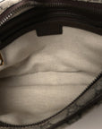 Soft GG Supreme Monogram Medium Ophidia Belt Bag Dark Brown