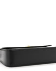 Box Calfskin 30 Montaigne Avenue Pouch Black