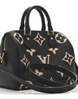 Empreinte Monogram Giant Speedy Bandouliere 25 Black Beige