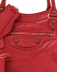 Agneau Giant 12 Rose Gold Hardware Town Rouge Coquelicot