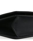 Vitello Mini Virtus Chain Clutch Black
