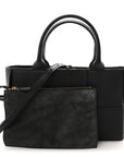 Nappa Maxi Intrecciato Arco Tote Black