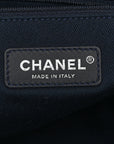 Denim Small Deauville Tote Blue Orange