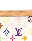 Monogram Multicolor Pochette Accessories White