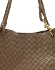 Nappa Intrecciato Large Andiamo Parachute Shoulder Bag Pinecone
