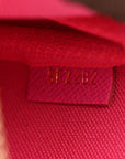 Monogram 2022 Christmas Animation Seoul Mini Pochette Accessories Fuchsia