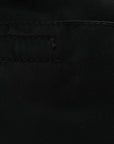 Nylon Mini Flat Messenger Bag Black