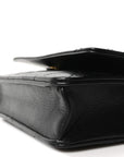 Lambskin Quilted CHNL 19 Wallet On Chain WOC Black