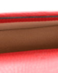 Calfskin Super Mini Dionysus Shoulder Bag Hibiscus Red