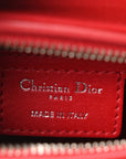 Lambskin Cannage Medium Lady D1OR Red