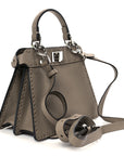Cuoio Romano Selleria Mini Peekaboo I SEE U Iconic Satchel Fettuccia
