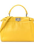Nappa Mini Peekaboo Iconic Satchel Limone