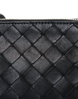 Nappa Intrecciato Concert Pouch Black