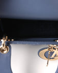 Lambskin Cannage Small My ABCD1OR Lady D1OR Blue
