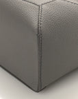 Soft Grained Calfskin Mini Puzzle Edge Bag Gunmetal