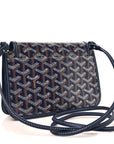 Goyardine Plumet Wallet Clutch Navy