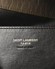 Grained Lambskin Large Cassandre Envelope Pouch Light Musk