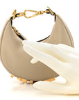 Vitello Grace Matte Nano FNDIgraphy Hobo Charm Nuvola