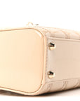 Patent Cannage Mini Lady D1OR Beige