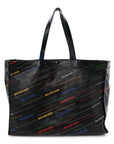 Agneau Logo Print Market XL Shopper Black Black
