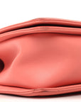 Lambskin Quilted Medium Boy Flap Coral