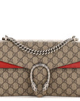 GG Supreme Monogram Small Dionysus Shoulder Bag Red