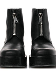 Calfskin Torino Ankle Boots 36 Black