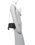 Grain De Poudre Matelasse Monogram Mini Lou Camera Bag Black