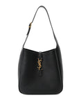 Smooth Calfskin Small Le 5 A 7 Soft Hobo Black
