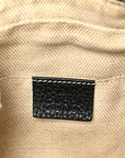 Pebbled Calfskin Small Soho Disco Bag Black