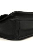 Grained Lambskin Monogram Large Niki Chain Satchel Black