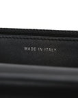 Patent Calfskin Quilted Boy Wallet On Chain WOC Black