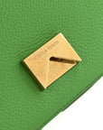 Calfskin Mount Envelope Bag Parakeet