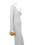 Vitello Grace Nano FNDIgraphy Hobo Charm Miele Scuro