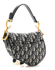 Oblique Mini Saddle Bag Blue
