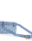 Oblique Saddle Belt Bag Cornflower Blue