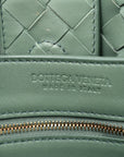 Nappa Intrecciato Medium Andiamo Shoulder Bag Aloe