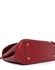 Caviar Quilted Large Business Affinity Flap Red