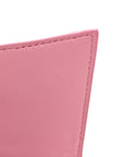 Shiny Calfskin Crocodile Embossed Hourglass Top Handle Bag XS Sweet Pink