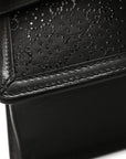 Satin Crystal GG Monogram Mini Dionysus Top Handle Bag Black
