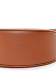 Smooth Calfskin Medium Strap Ava Triomphe Shoulder Bag Tan