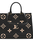 Empreinte Monogram Giant Onthego MM Black Beige
