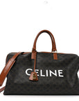 Triomphe Canvas Large Voyage Duffle Tan