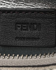 Crystal Vitello Laminato Suede FF Nano FNDIgraphy Hobo Charm Grey