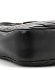 Calfskin Matelasse Monogram Lou Camera Bag Black