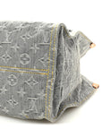 Monogram Denim Onthego MM Washed Gray