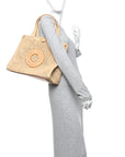 Raffia Calfskin By The Pool OnTheGo MM Natural