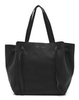 Soft Grained Calfskin Small Belt Cabas Phantom Black