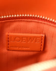Satin Calfskin Small Puzzle Bag Orange