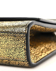 Metallic Calfskin Small Classic Monogram Kate Tassel Satchel Gold